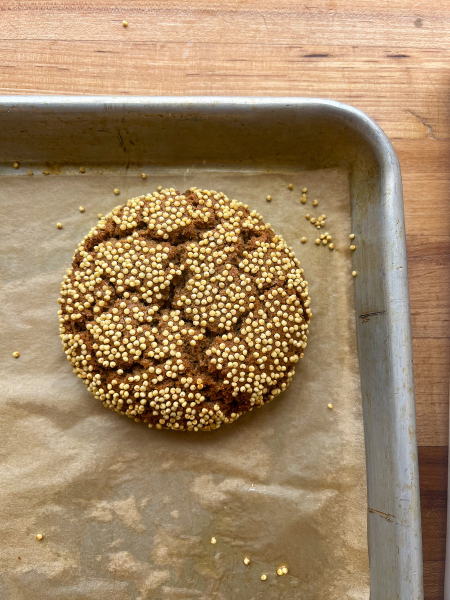 Peanut Butter Millet Cookie (vegan) Tabor Bread