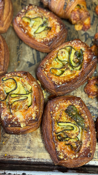 Seasonal Savory Danish - Roasted Zucchini & Cheese