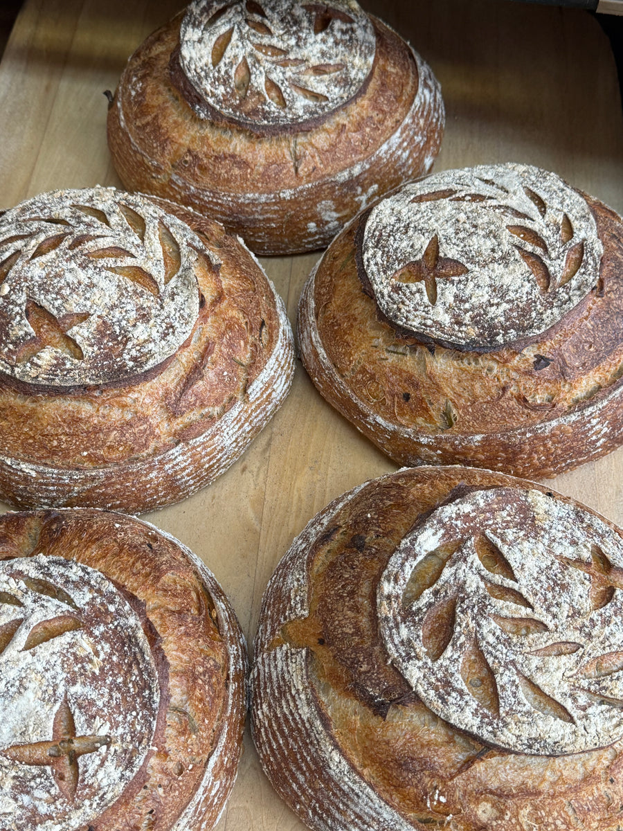 Garlic Rosemary Hearth Loaf – Tabor Bread