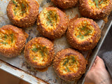 Corn, Dijon & Dill Brioche Tart
