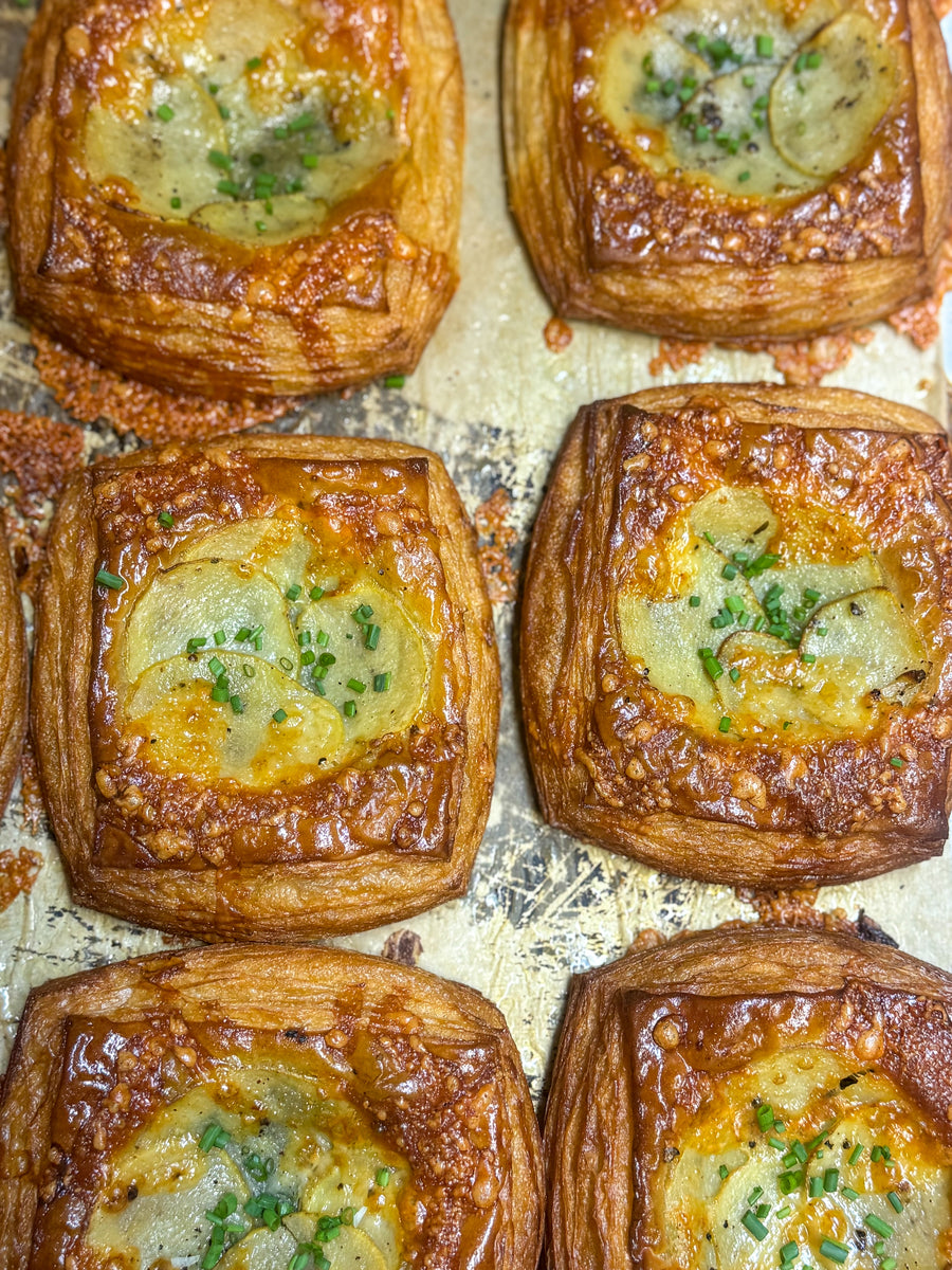Seasonal Savory Danish - Parsley, Basil, Cheddar, Potato – Tabor Bread